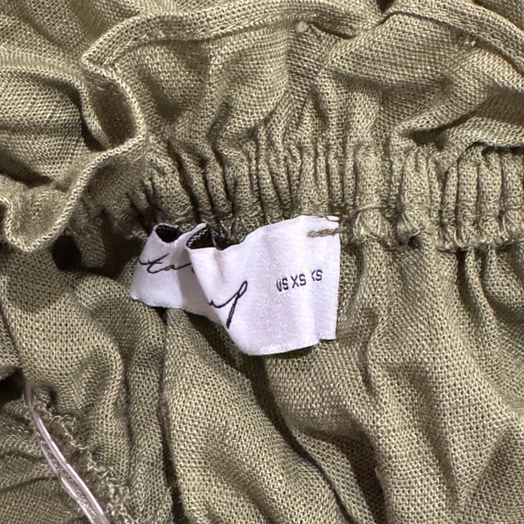 Green Ruffled Dress - Picture 2 of 2